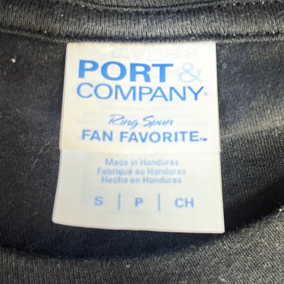 Im Not Just His Aunt Im His #1 Fan Graphic Tshirt Small Black Port & Co - Picture 6 of 8